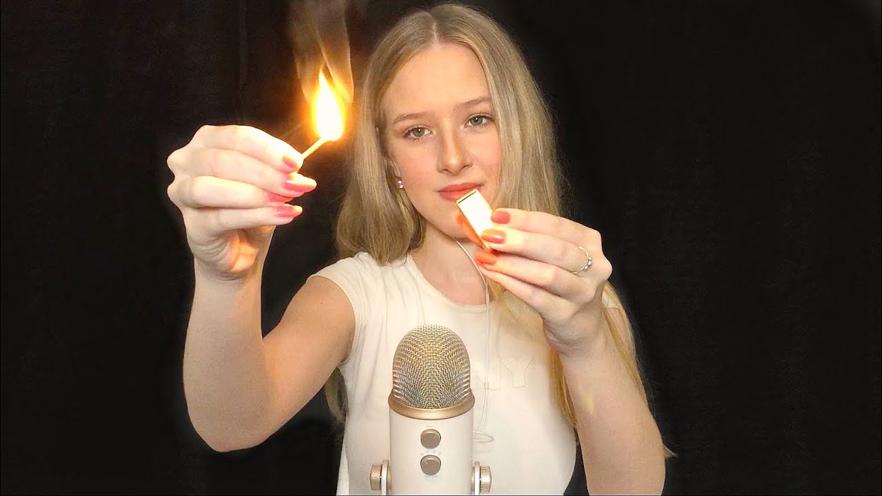 ASMR Lighting Matches for Relaxation 🔥