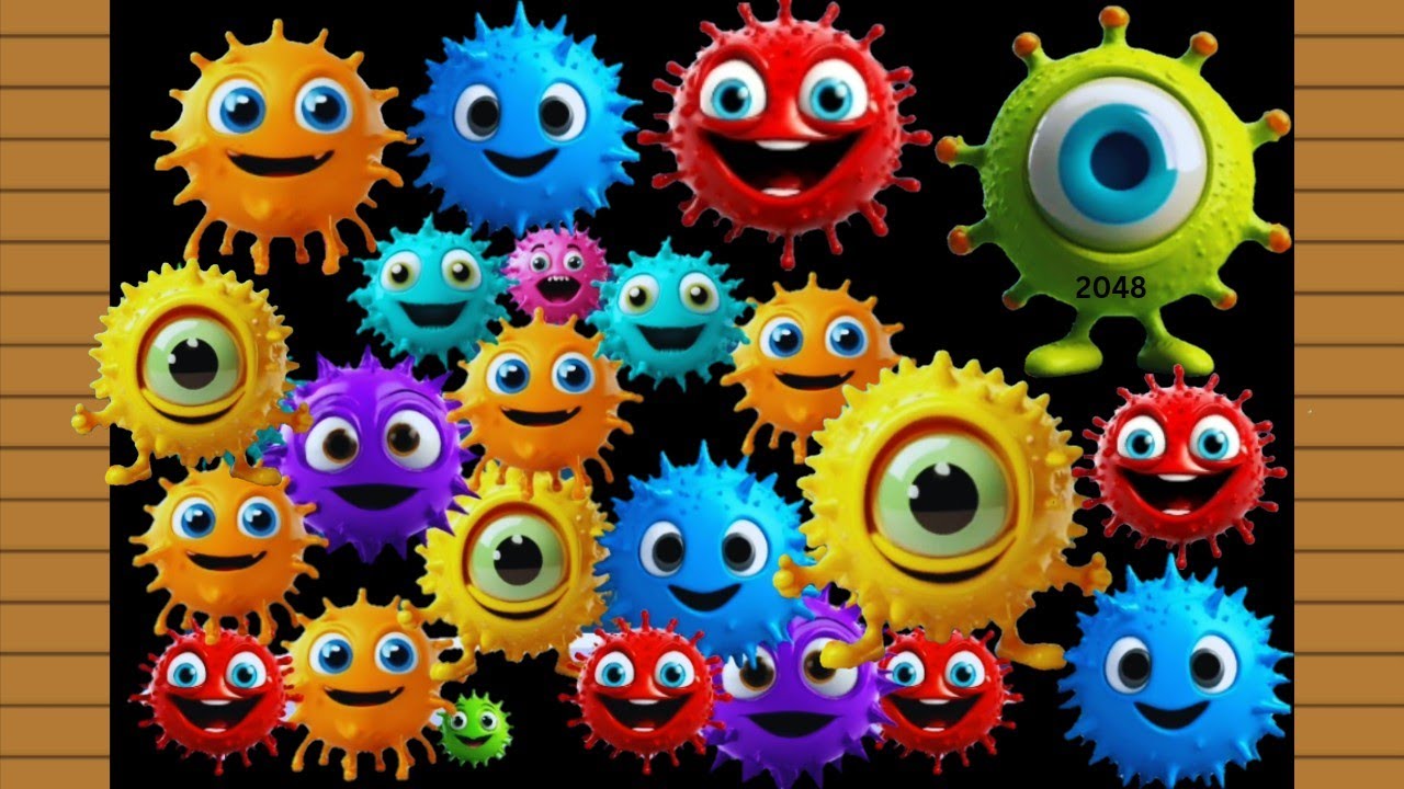 2048 Balloon Friends -Walkthrough Gameplay( Evalution Balloon)#gameparkarea#puzzlegame #blobmerge3d