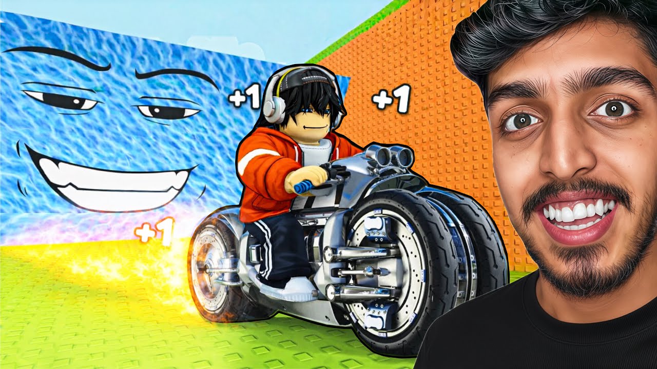 I UPGRADED to the MAX BIKE in Roblox Escape Tsunami!