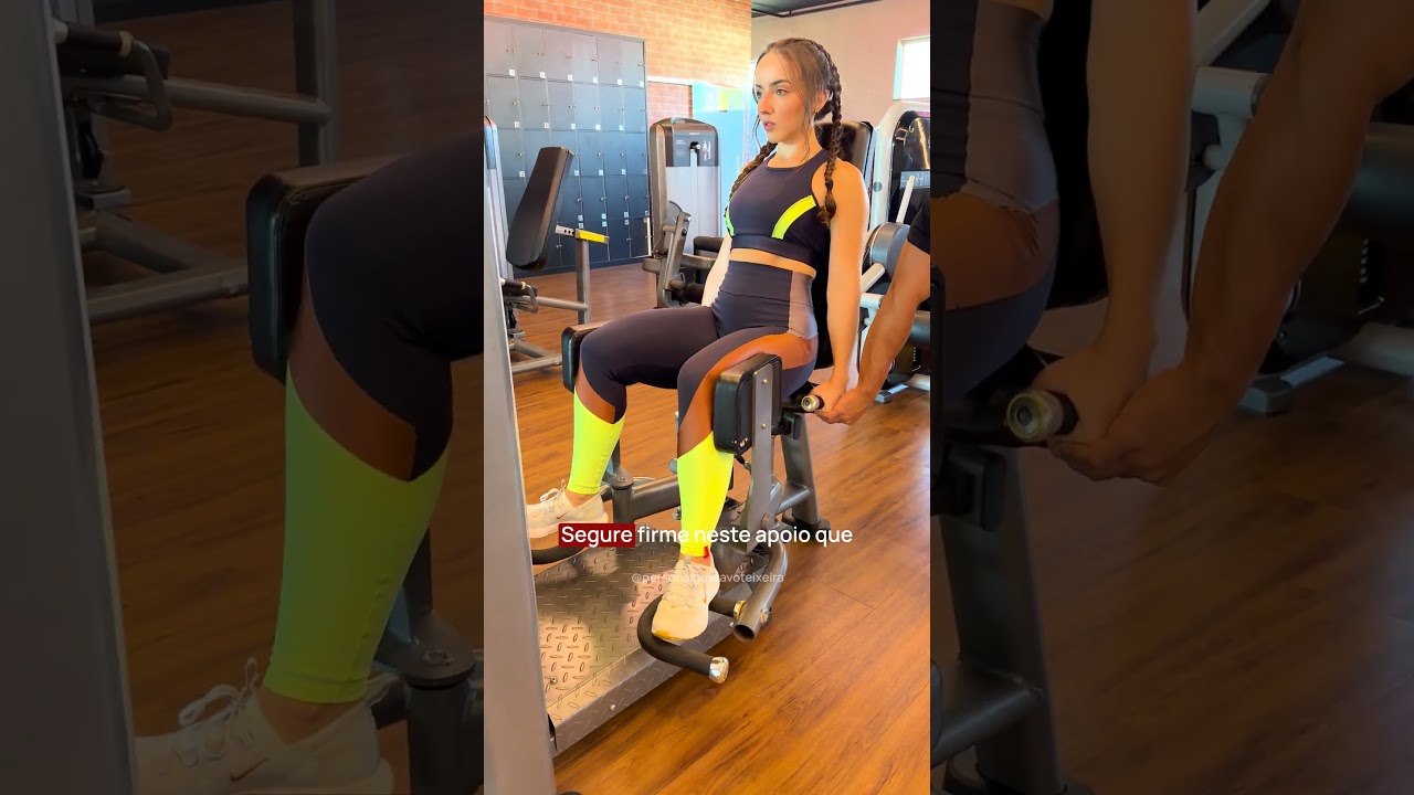 COMO EXECUTAR A CADEIRA ABDUTORA? NÃO ERRE MAIS.  #academia #musculação  #treinodegluteos #treino