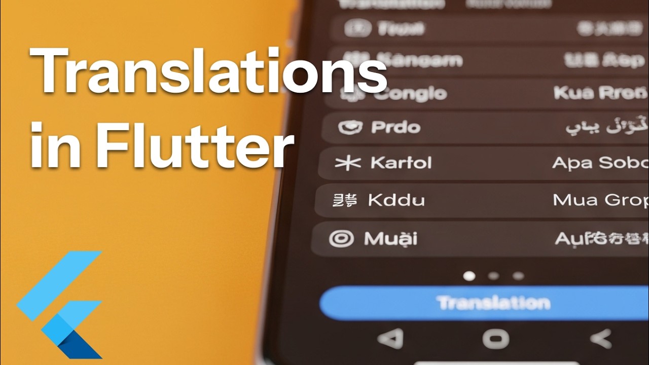 Translations in Flutter with the l10n package