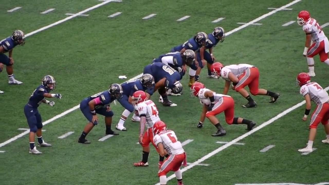 OIA Football Championship - Waipahu vs Waialua - 1st Half  10-28-16 | click2ED videos