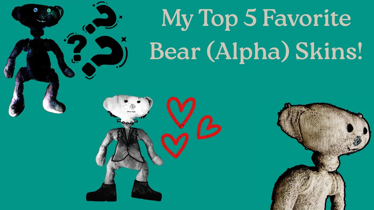 My Top 5 Favorite Skins in Roblox Bear (Alpha)