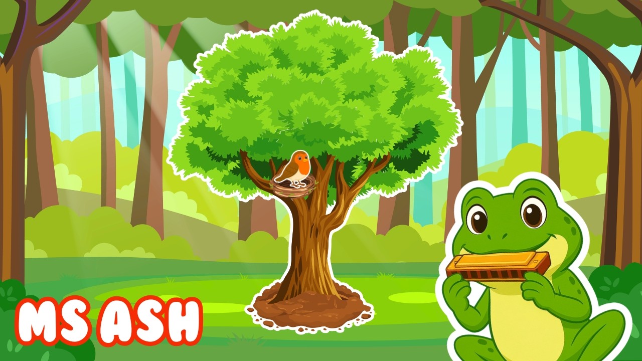 Green Grass Grew All Around by Ms Ash & Friends | Fun Cumulative Song for Kids | Brain Break Songs