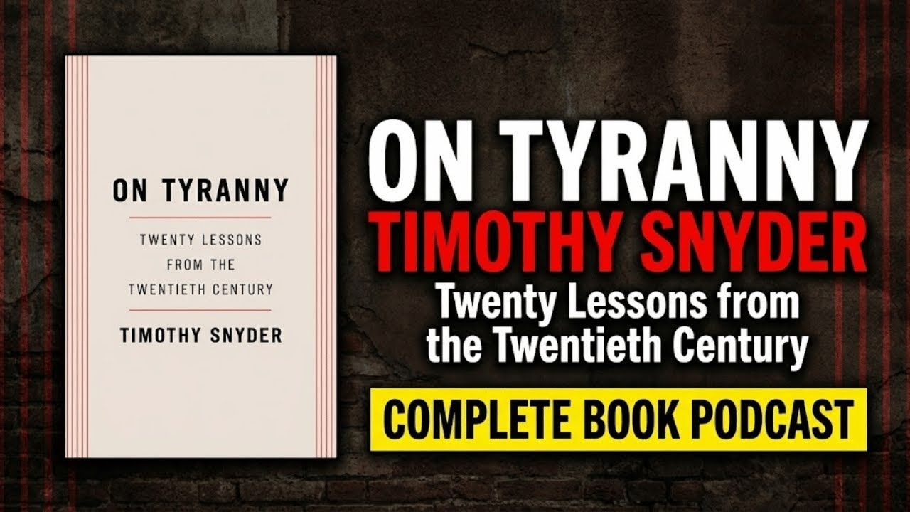 Книга Тимоти Снайдера «О тирании» — подробное описание | Политическая история