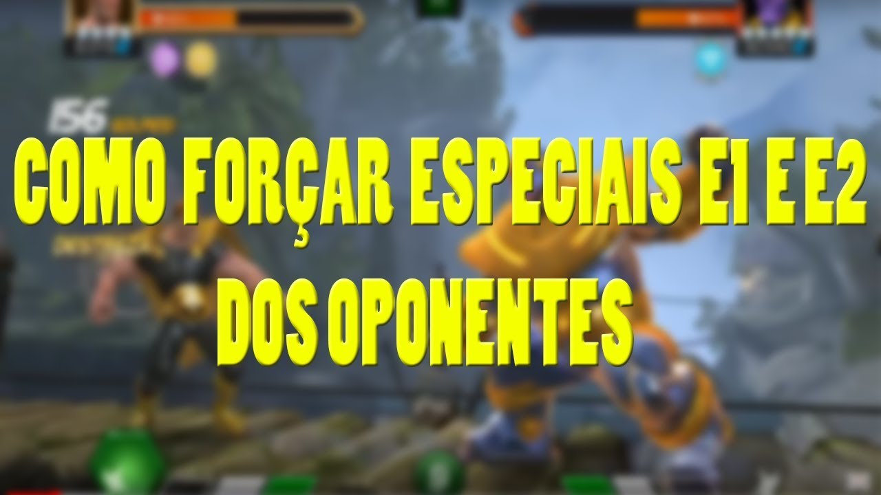 DICAS DE COMO FORÇAR ESPECIAIS E1 E E2 DOS OPONENTES!