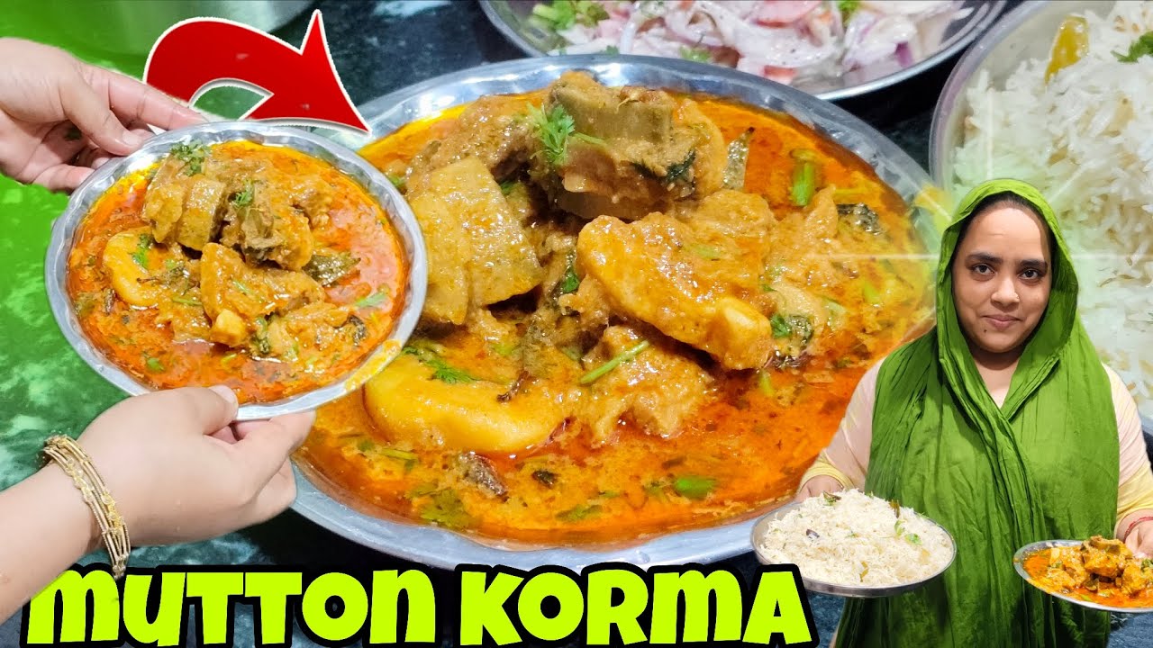 Mutton korma recipe ✨!! jeera rice Best combination !! ✨ easy mutton korma recipe kaise banaye ? 