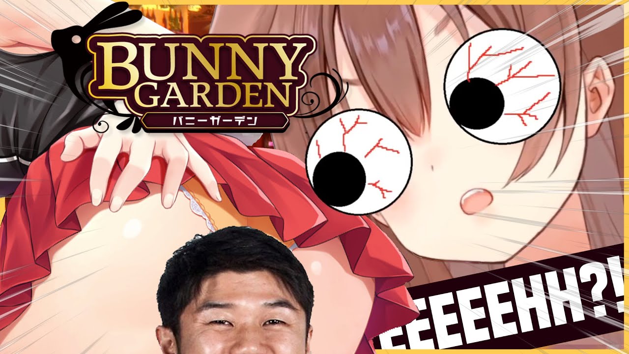 Korone modo viejo verde en Bunny Garden -Hololive