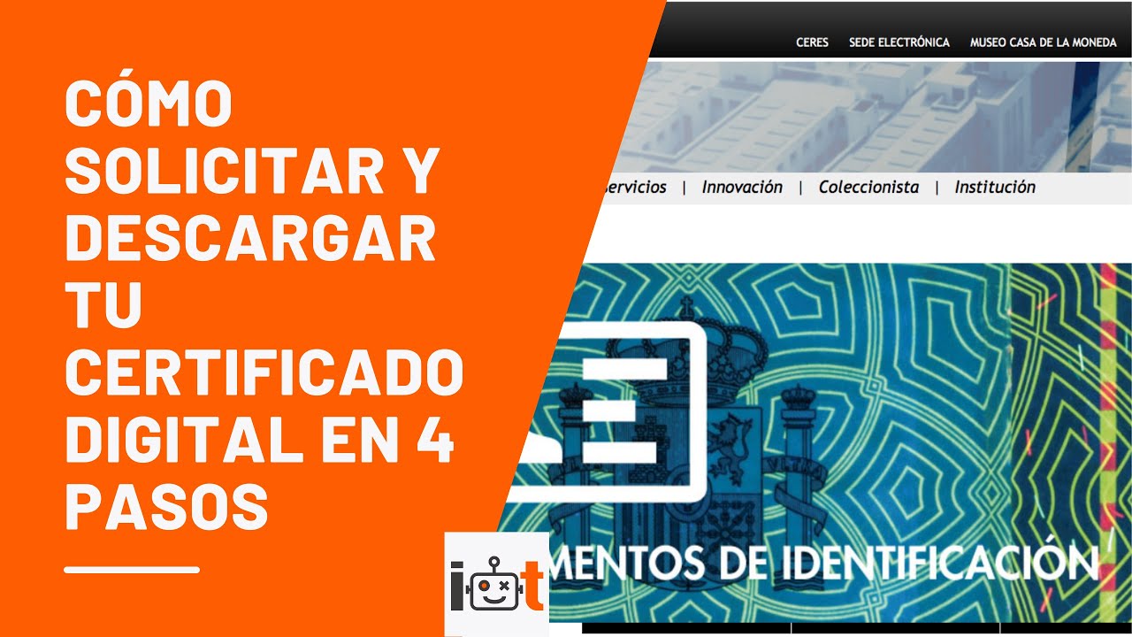 CÓMO SOLICITAR Y DESCARGAR TU CERTIFICADO DIGITAL EN 4 PASOS (2021)