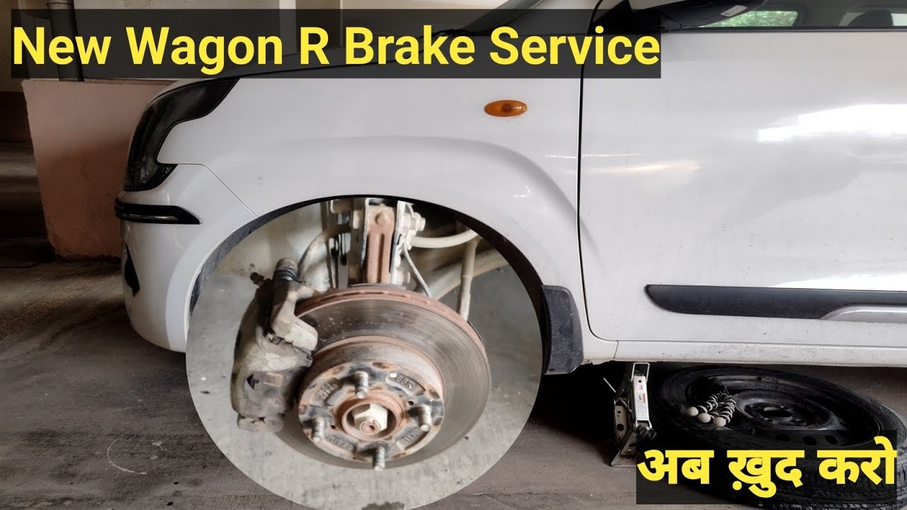 Wagon R Brake Service | Brake Caliper & Brake Pad Replacement #diy