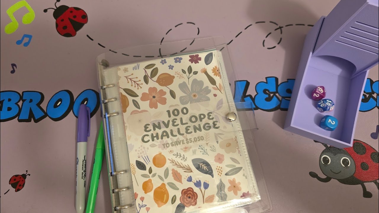 100 ENVELOPE CHALLENGE BINDER TINY TUESDAY STYLE 