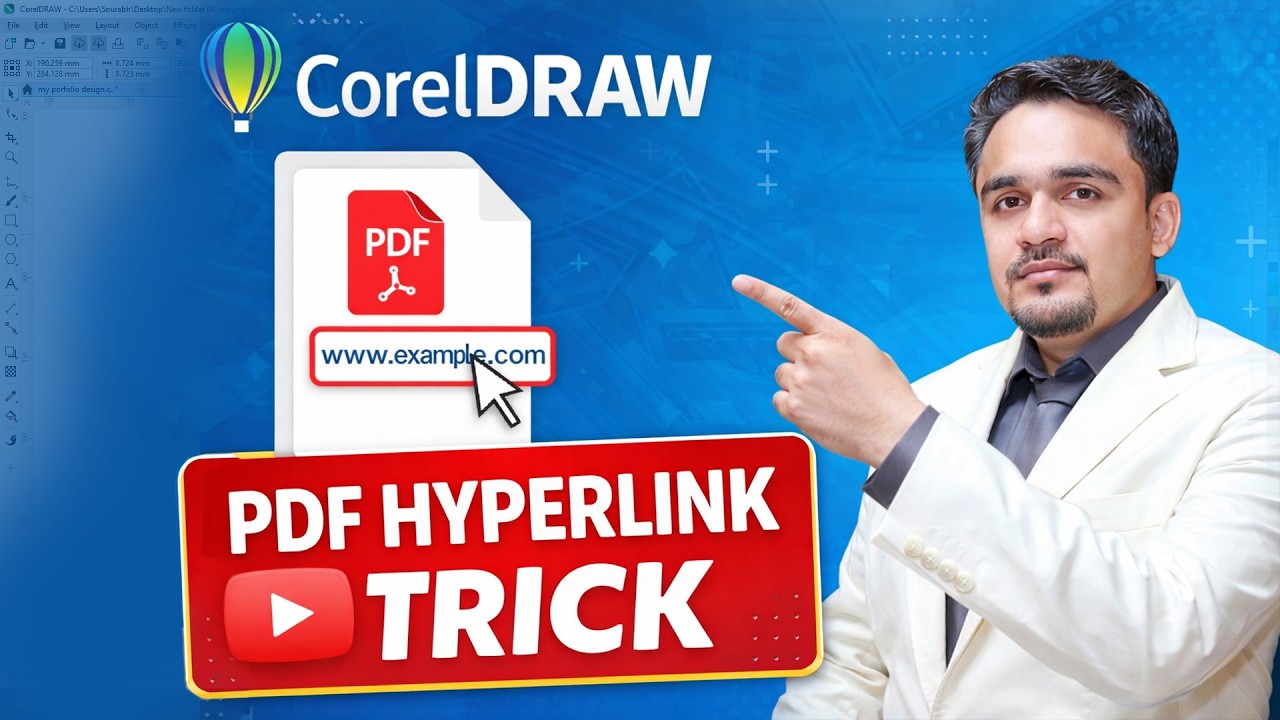 How to Create Clickable PDF Hyperlink in CorelDRAW