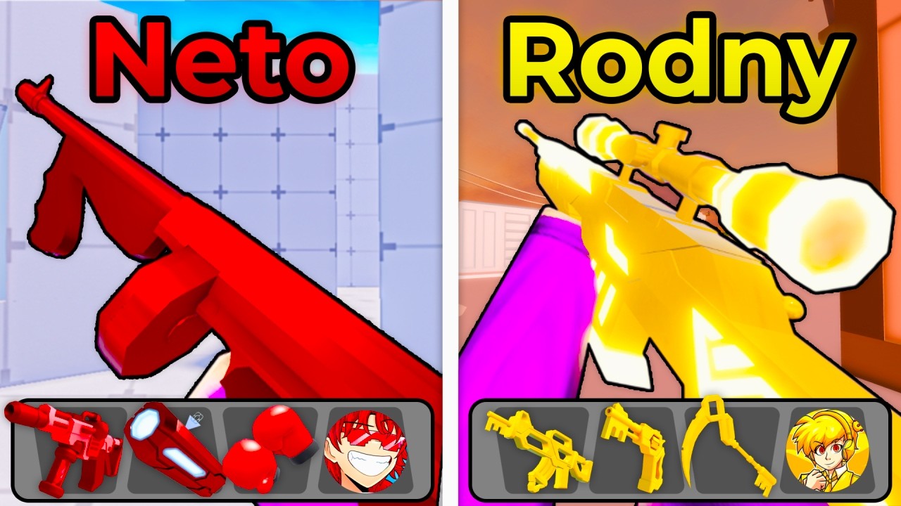 Gané con TODAS las Armas de YOUTUBERS en Rivals! Roblox