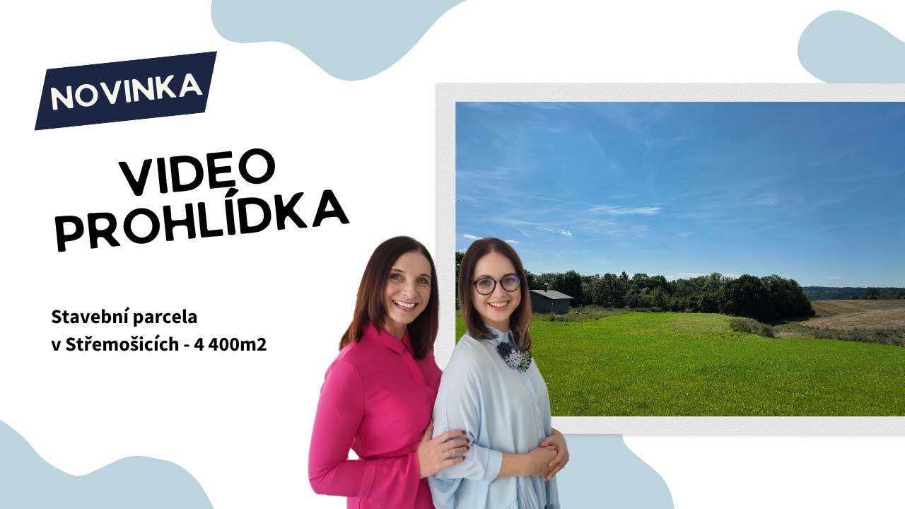 Prodej stavební parcely v obci Střemošice |VIDEOPROHLÍDKA| Švandová & dcera reality