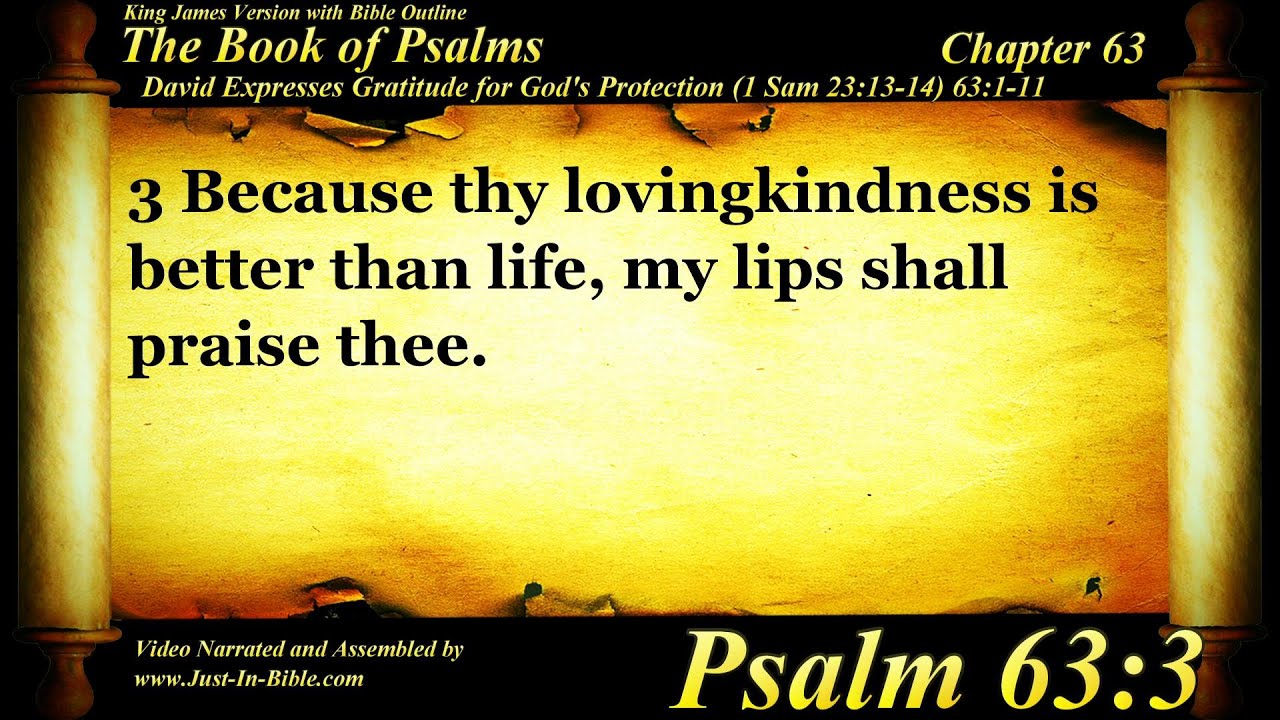 The Book of Psalms | Psalm 63 | Bible Book #19 | The Holy Bible KJV Read Along Audio/Video/Text