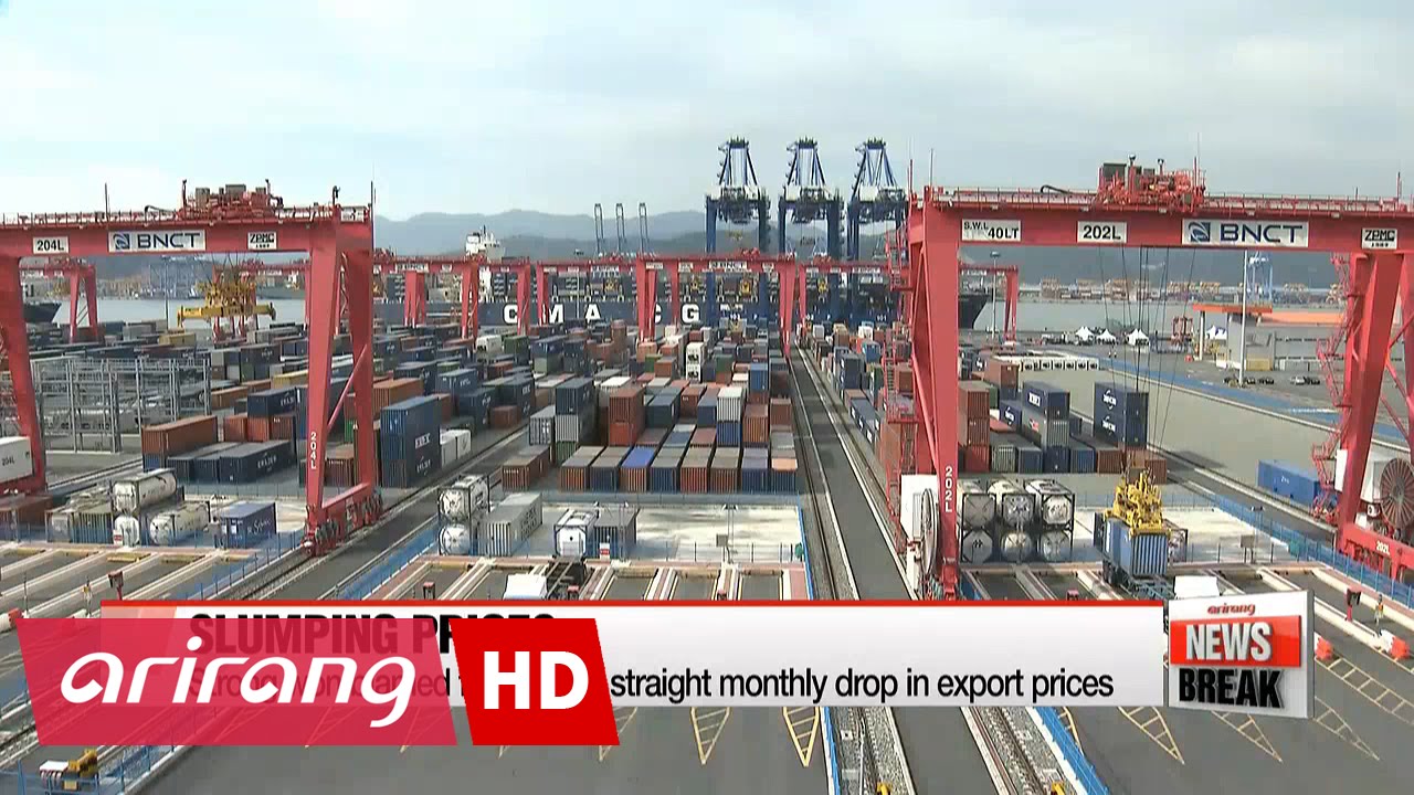 Export prices fall for two months in a row in April