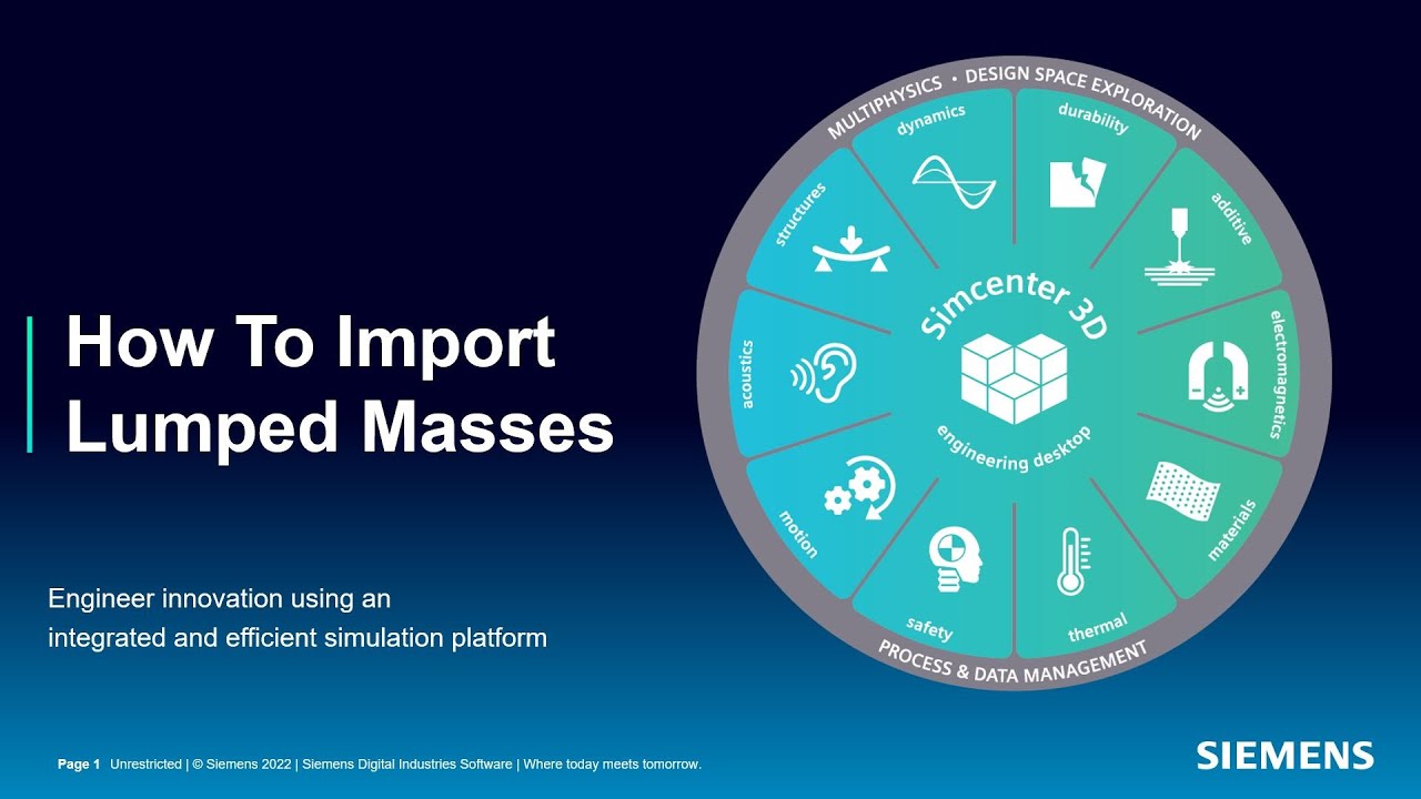 How To Import Lumped Masses