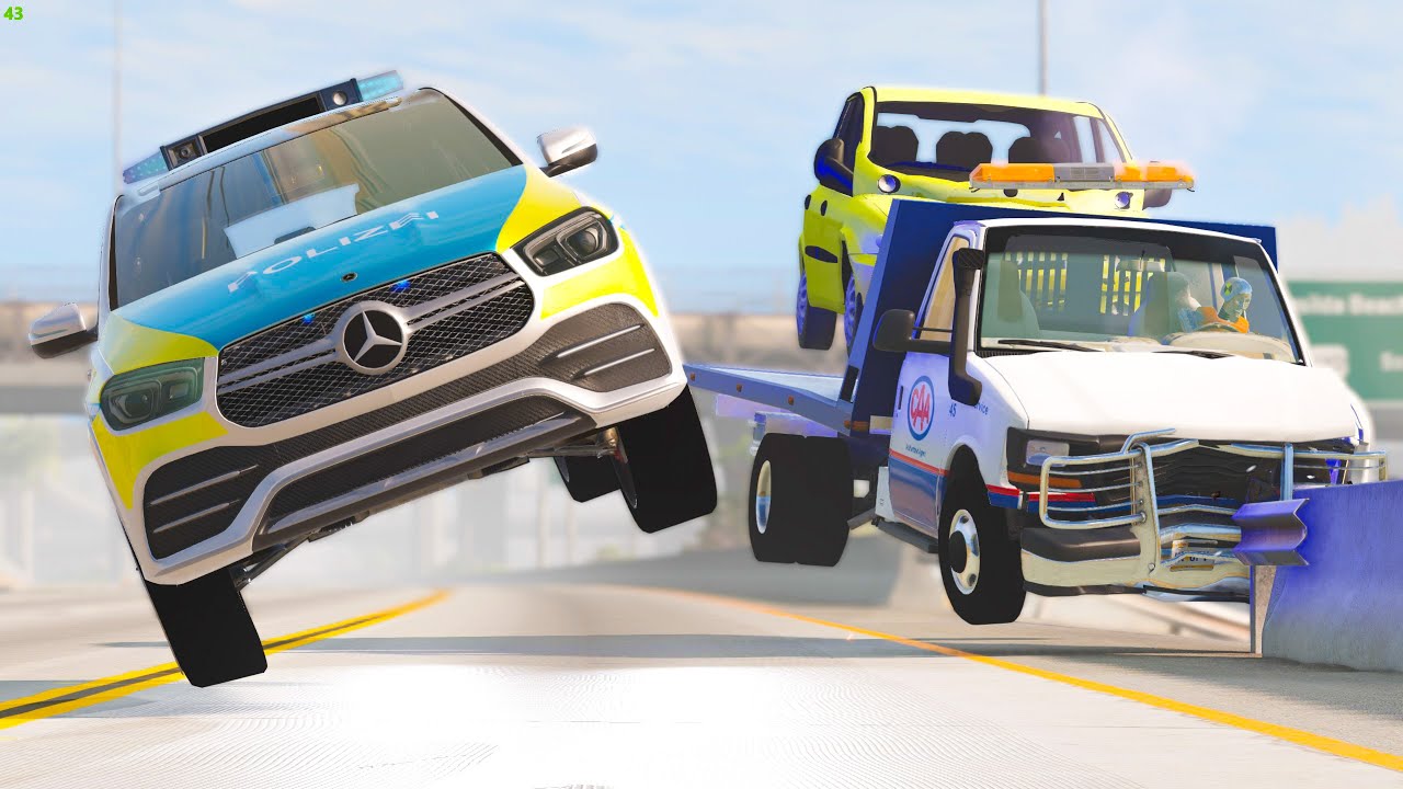 Police Takedown Fails & Crashes 