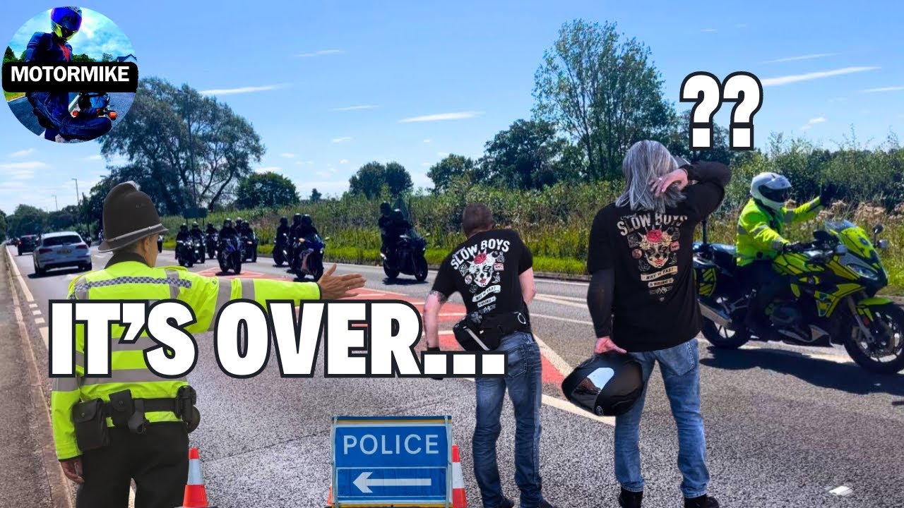 SLOW BOYS UK-100 BIKES SHUT DOWN THE PLACE