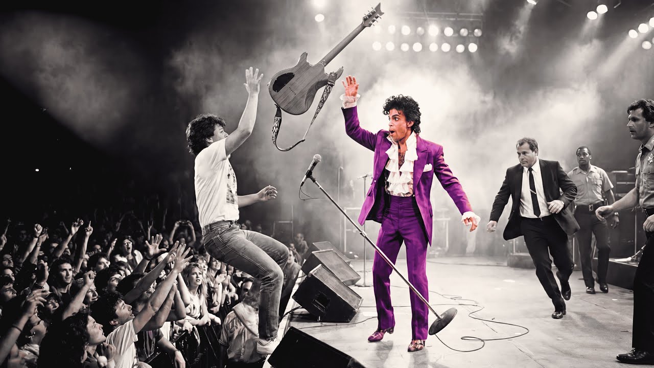 Fan JUMPED Prince During Guitar Solo - What Happened Next CHANGED Music History