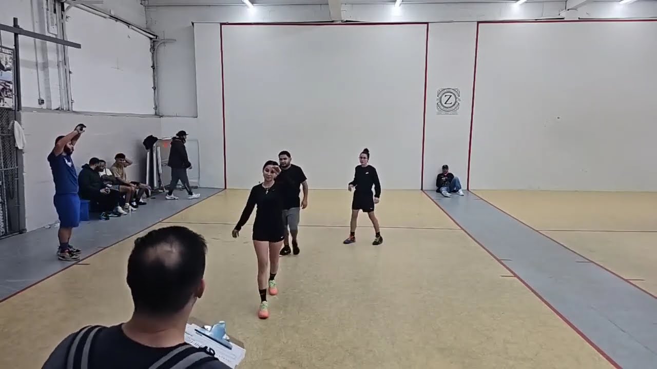Zerega - Wallball A/B Mix Rd1 - Crystal & Cristian vs Angelika & David - Filmed By Shena 12.20.2025