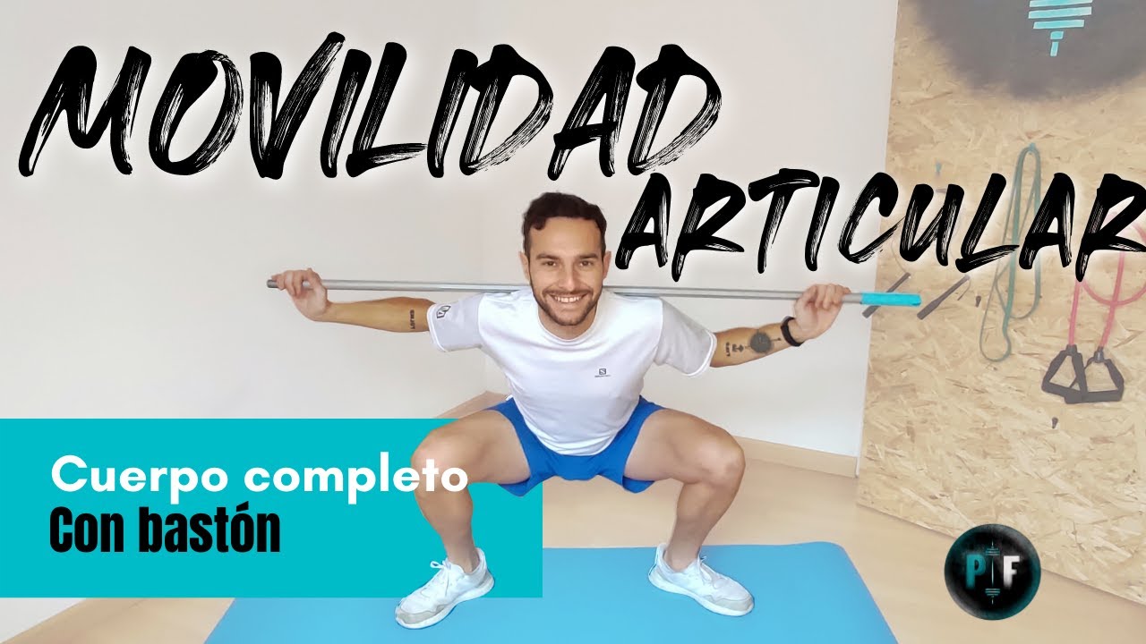 MOVILIDAD ARTICULAR CON BASTÓN | PRE ENTRENAMIENTO | 12 MINUTOS