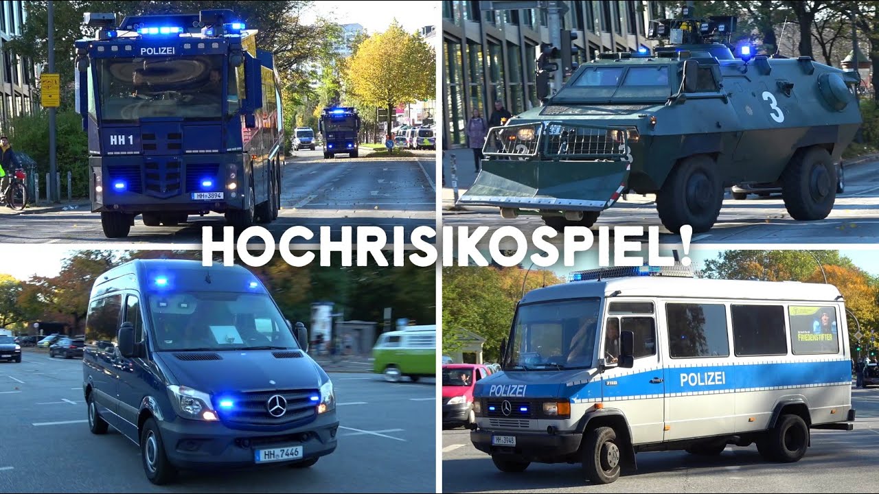 [POLIZEI GEGEN HOOLIGANS UND PYROTECHNIK!] - Großeinsatz beim Hochrisikospiel in ST. PAULI | HAMBURG