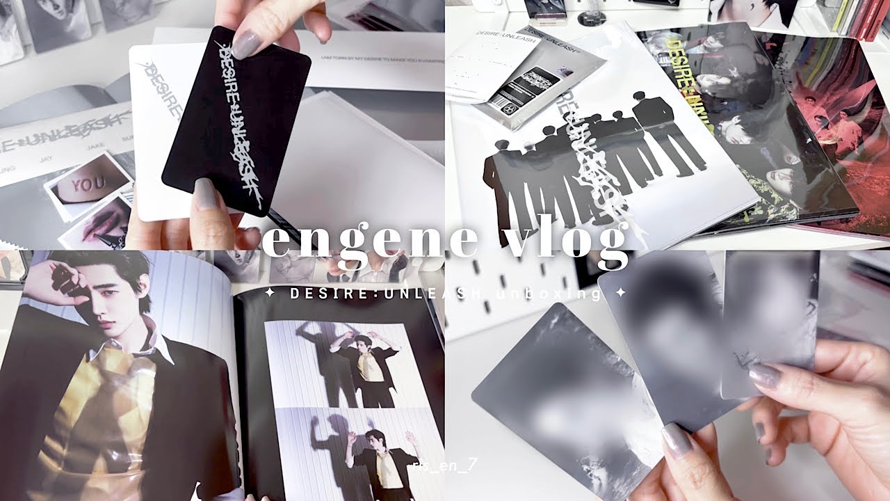 過去一狂ったアルバム開封⚰️ DESIRE : UNLEASH ｜ENHYPEN/성훈/ソンフン/sunghoon/ENGENE vlog