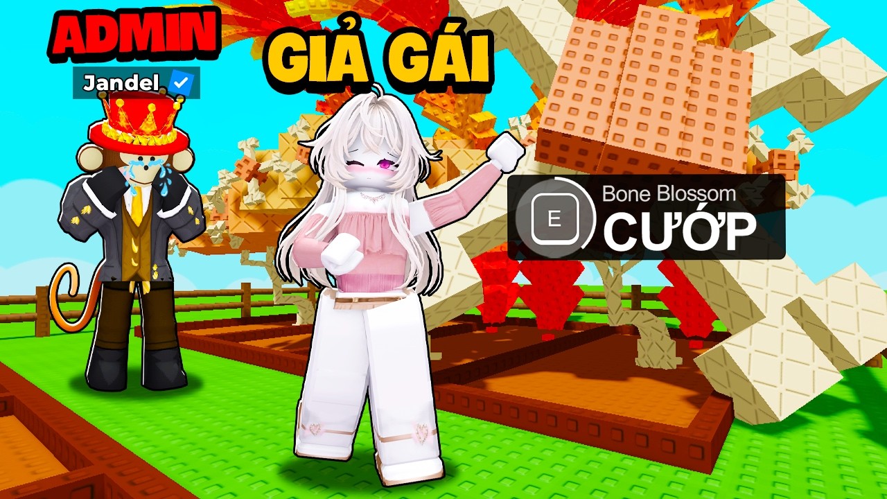 DR4GONS GIẢ GÁI ĐỂ ĂN XIN CÂY CỦA ADMIN TRONG SERVER BÍ MẬT TRONG GROW A GARDEN | Roblox