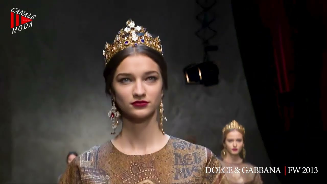DOLCE & GABBANA Fall Winter 2013 Milan 4K - Canale Moda