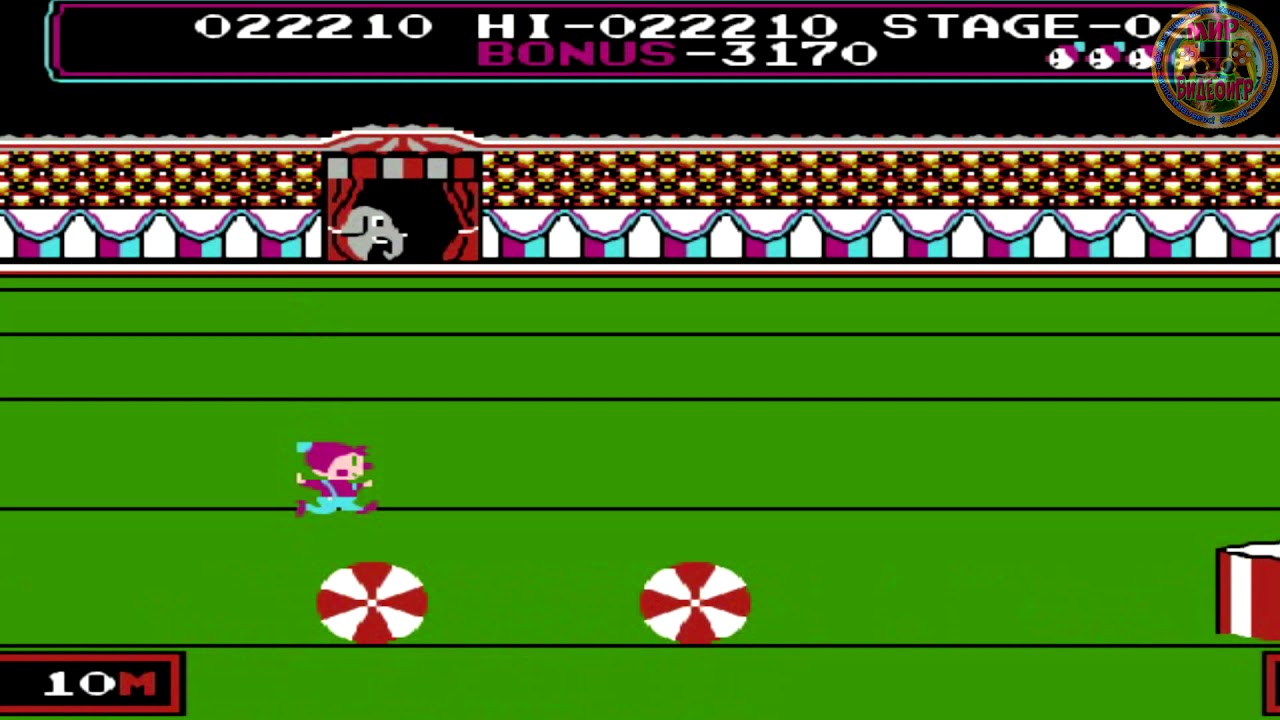 Игра Dendy CIRCUS TROUPE Gameplay