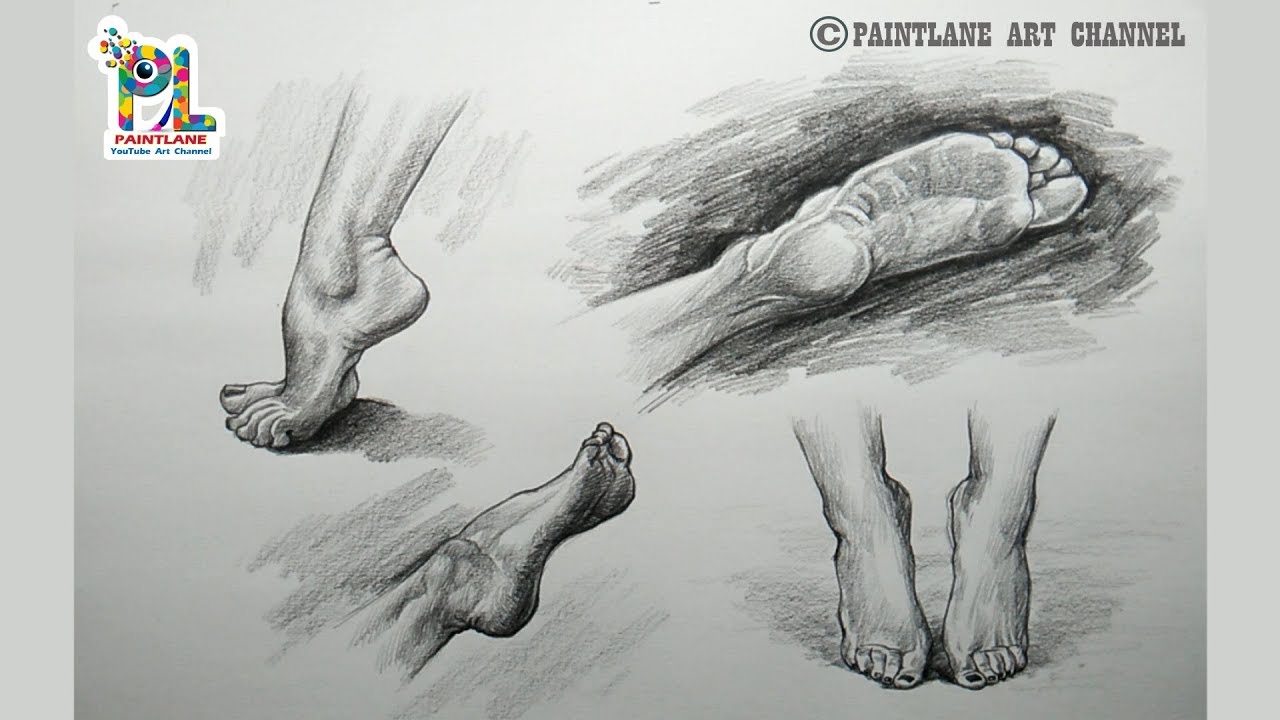 How to Shade drawing legs for Beginners | Step by Step | Anatomy Drawing Tips