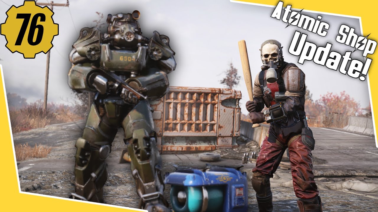 Fallout 76 - Atomic Shop Update: US Army Paint, Vault Tec Purifier & More!!!