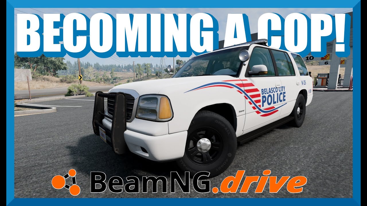 BeamNG.drive | Becoming a Cop in Career Mode!