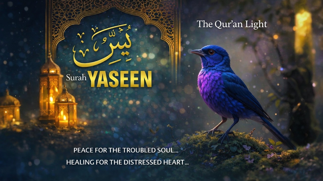 Surah Yaseen Full Heart Touching Recitation, Peace For Every Soul, Spiritual Healing The Quran Light