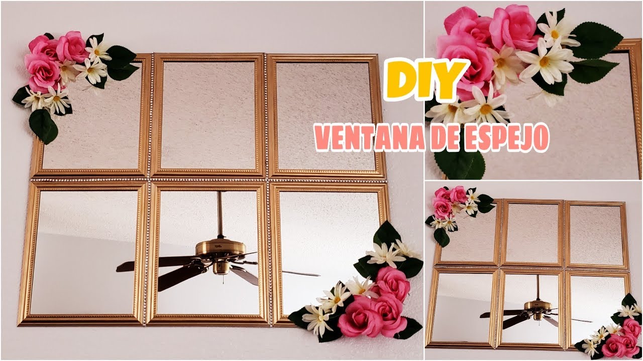 DIY VENTANA DE ESPEJO /Dollar tree 🏠