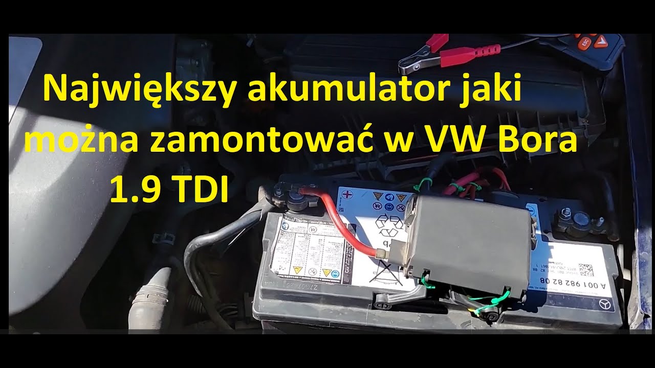 Akumulator 92Ah czy wejdzie do VW Bora, Golf 4 ?
