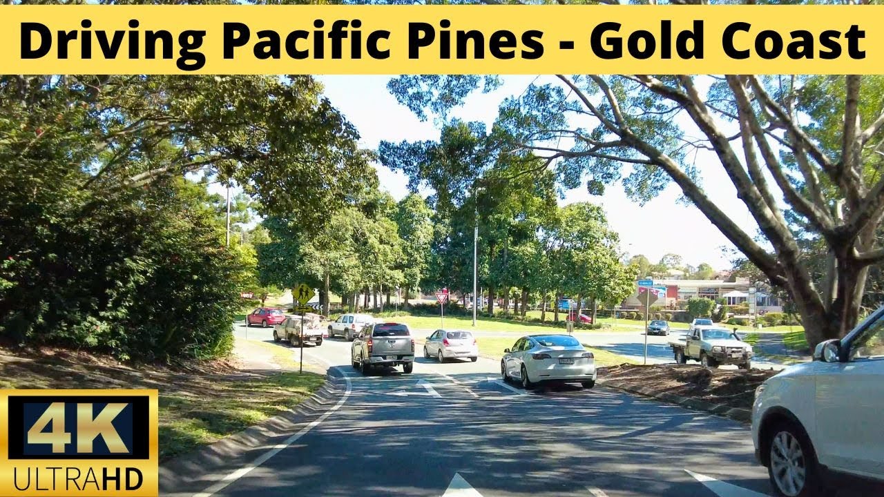 Driving through Suburb Pacific Pines Gold Coast 🏖️  Explore in 4K