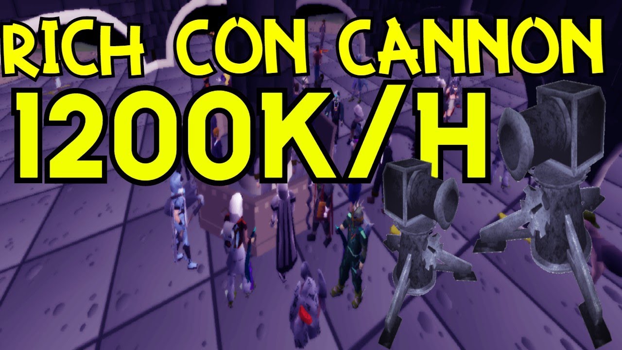 MONEY MAKING CON CANNON 2020 LATINO - OLD SCHOOL RUNESCAPE