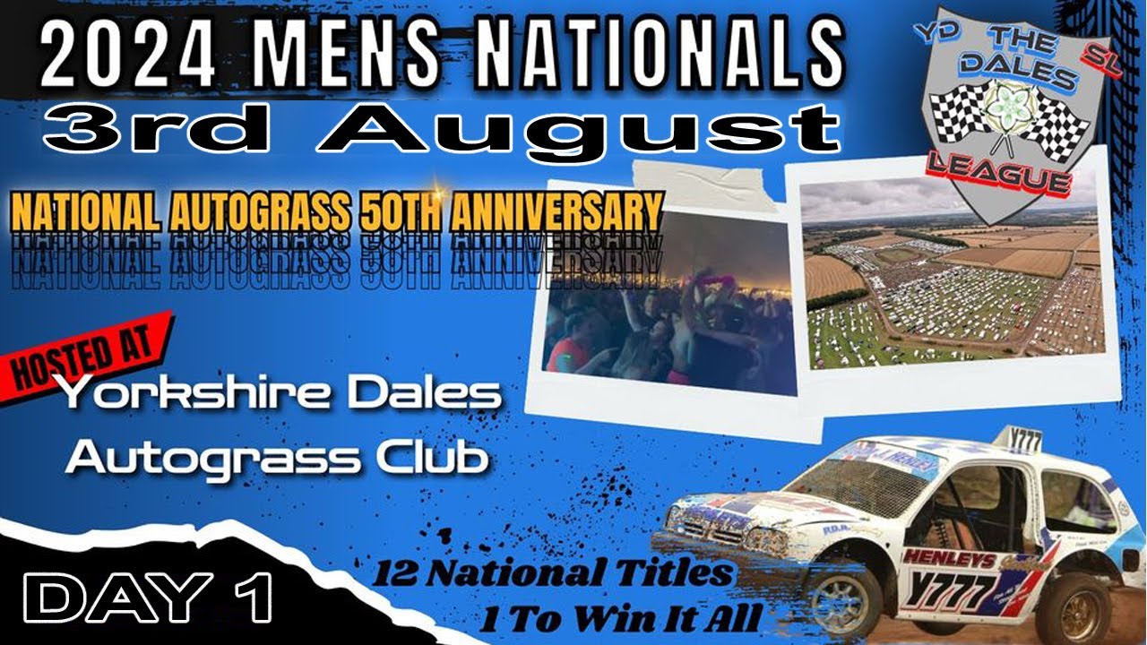 Day 1 2024 Men's Nationals hosted by Yorkshire Dales Autograss Club