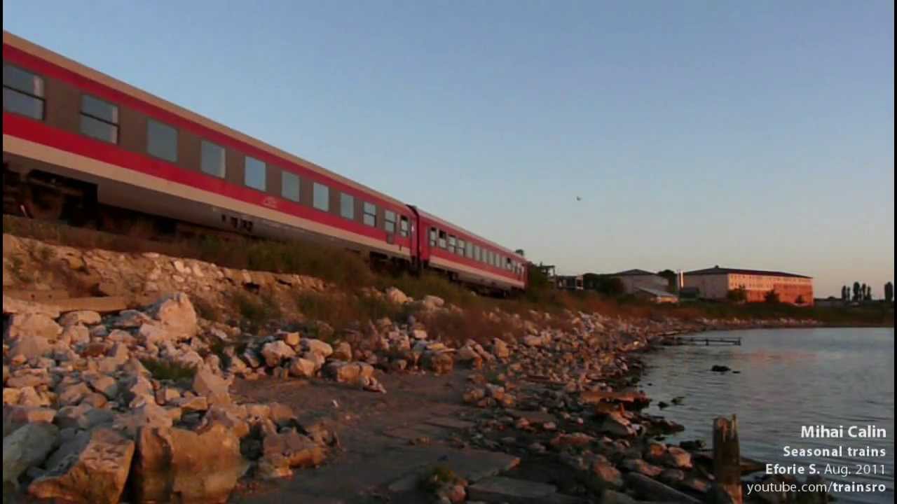 Trenuri la Eforie Sud (august 2011)