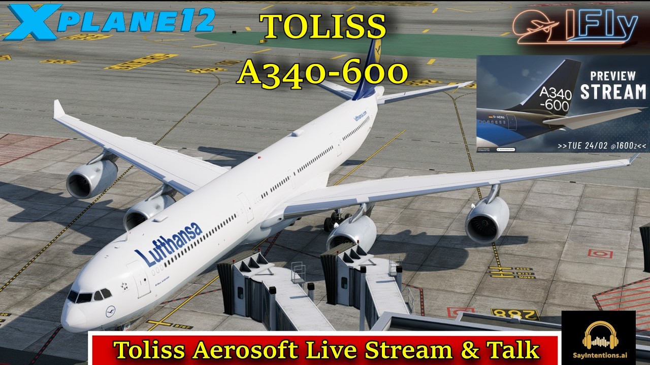 AEROSOFT/TOLISS STREAM | TOLISS A340-600 | XPLANE 12 | #xplane12 #aerosoft #toliss