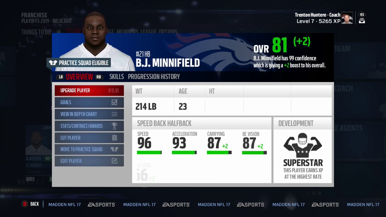 BEST WAY TO PROGRESS YOUR PLAYERS MADDEN 17