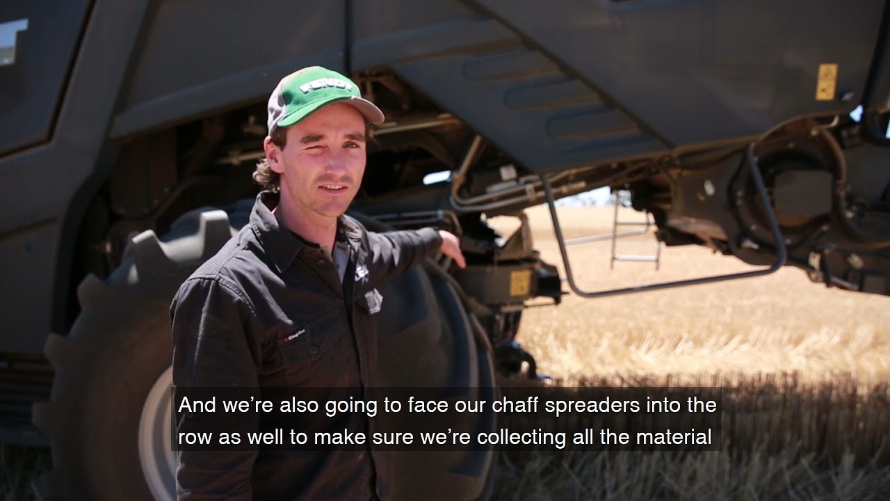 Combine Fendt Ideal Wheat Harvest Field Test