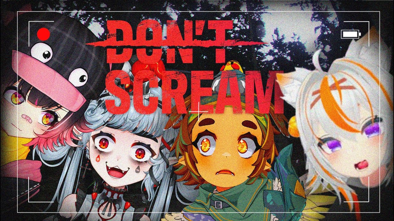【DON'T SCREAM TOGETHER】CAN 4 LOUD VTUBERS BE QUIET?
