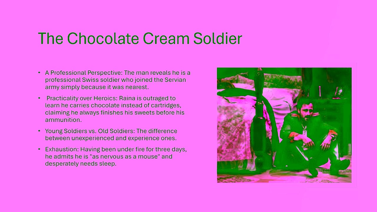 Arms and the Man, act 1: brief summary and commentary done by Dr. Marwa Ghazi Mohammed