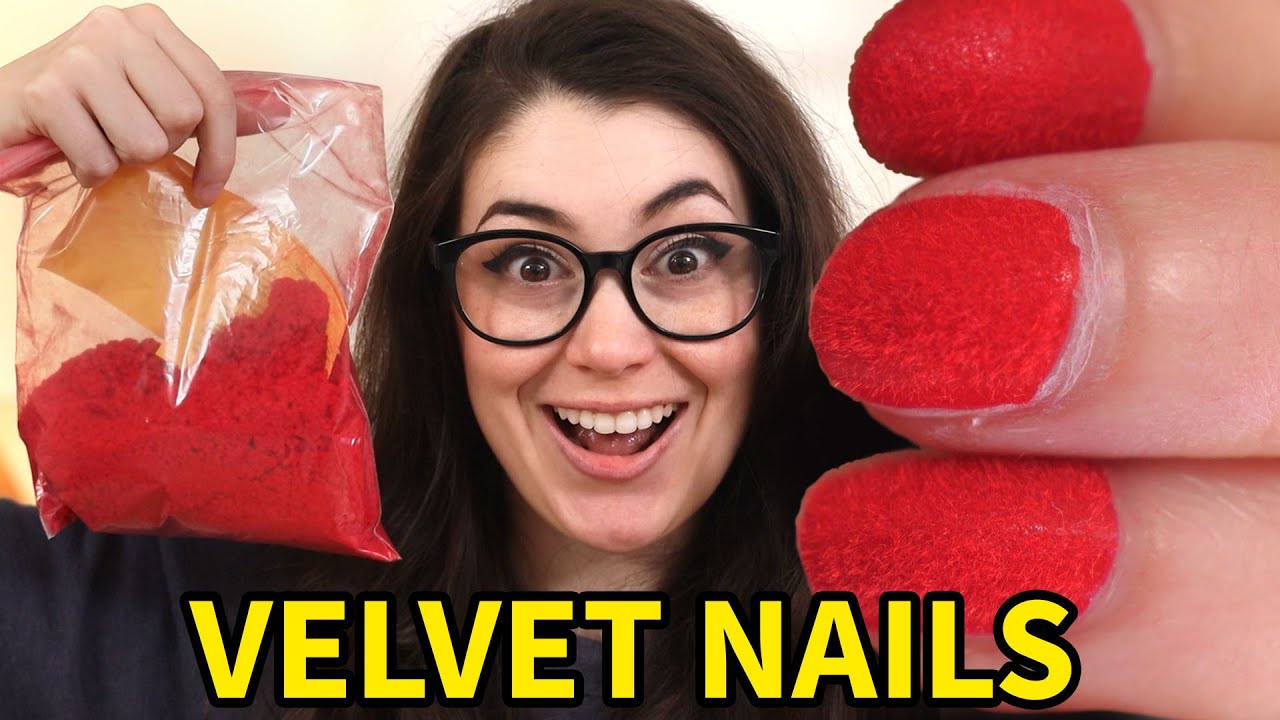 DIY Velvet Nails