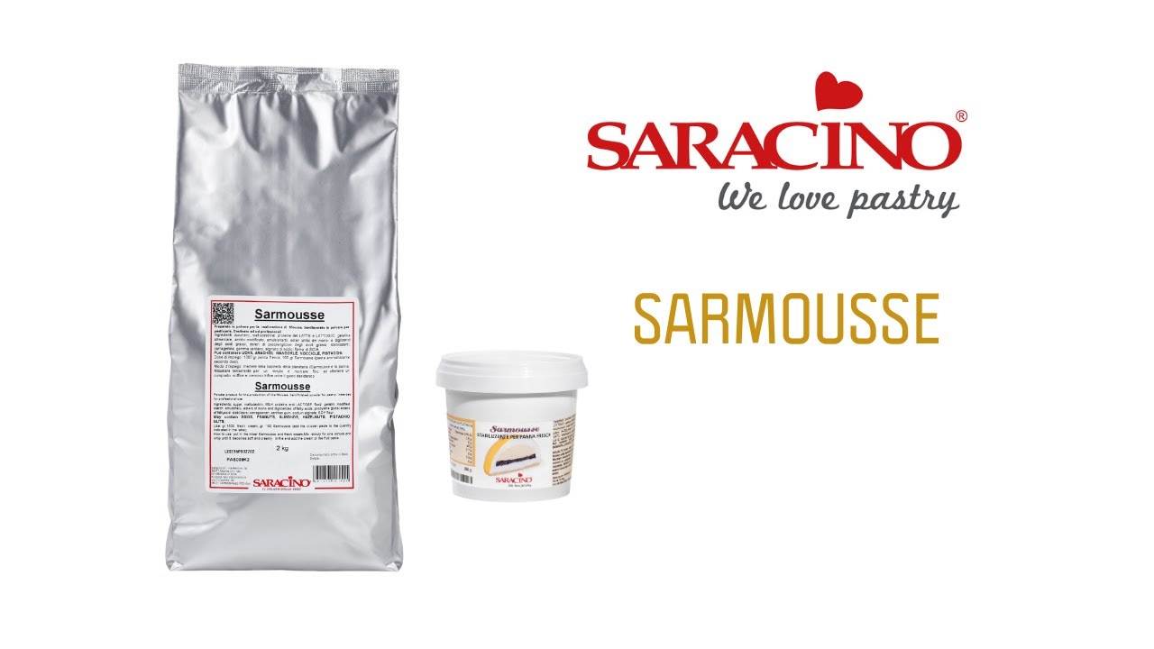 Saracino Sarmousse Stabilizzante Per Panna Fresca - Stabilizer for Fresh Cream