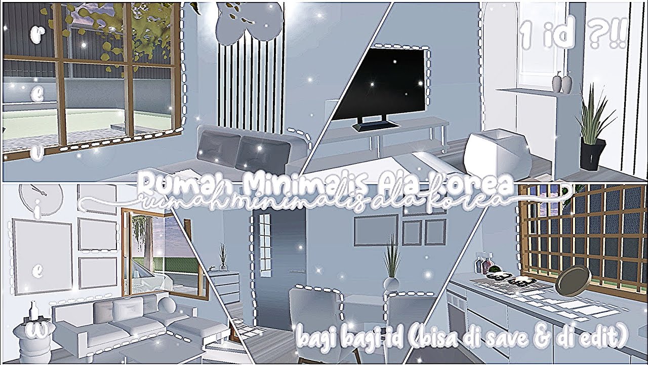𔔁┊rumah minimalis ala Korea ‹𝟹 「1 id bisa save dan edit」 ┊sss ૮ ˶ᵔ ᵕ ᵔ˶ ა