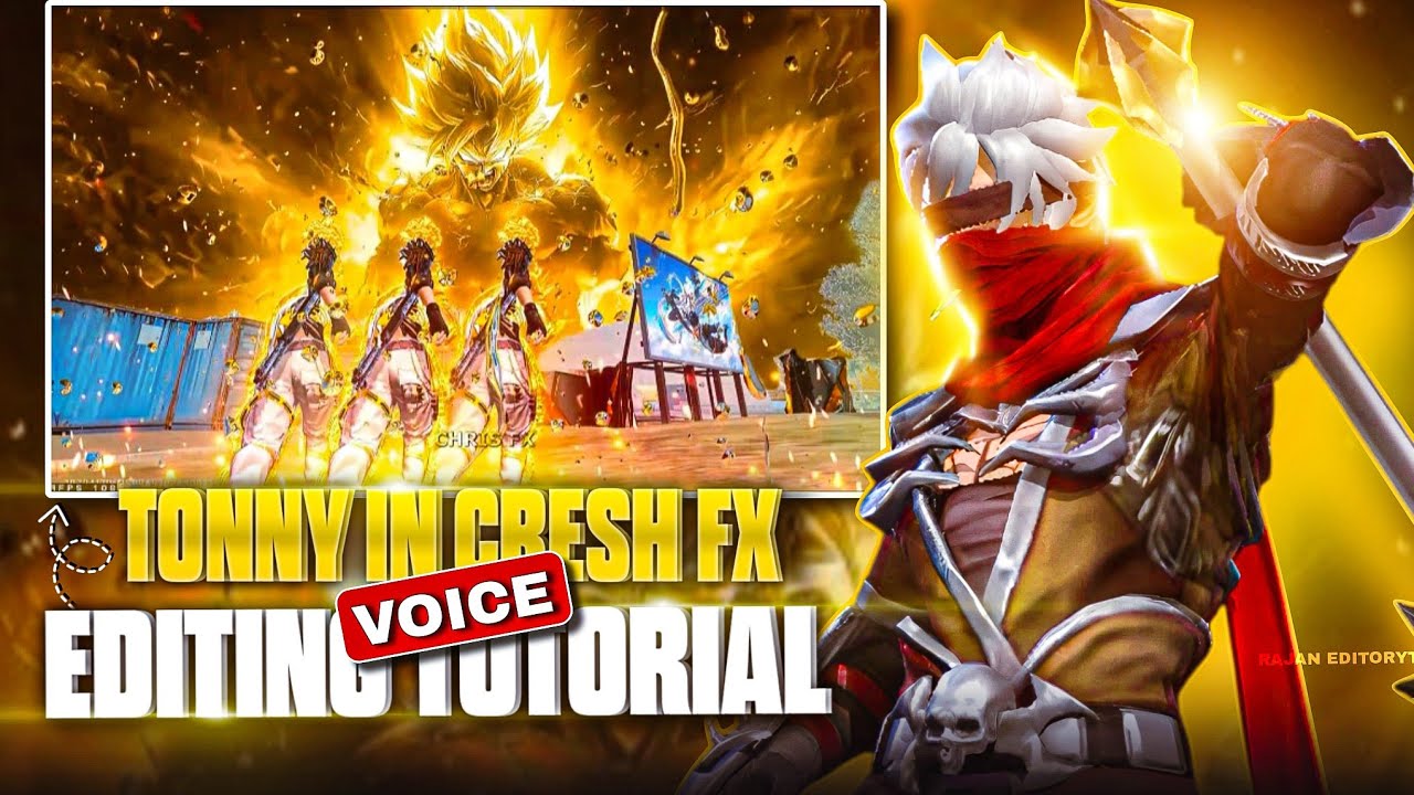 How To Change Anime Sky 🤯 Tonny In Cresh FX Girl Voice Edit ( A to Z Guide )